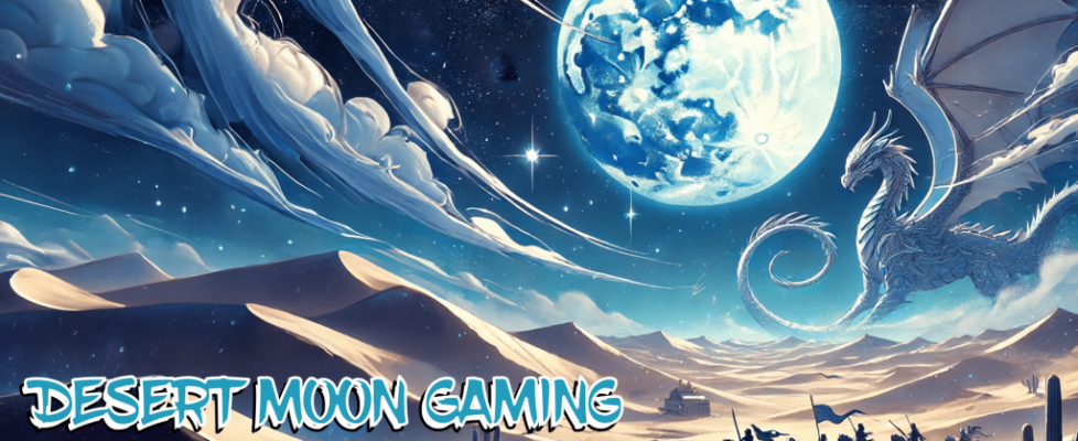 Desert Moon Gaming Desktop Wallpaper