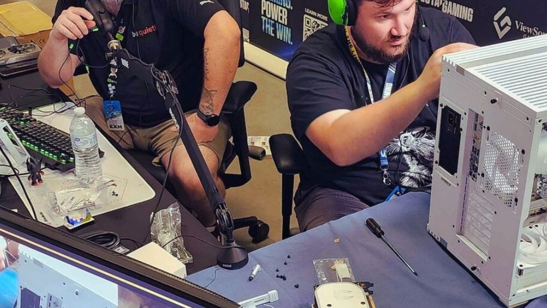 PC Build at the LANFest Charity Stream Zone at PAX West 2024