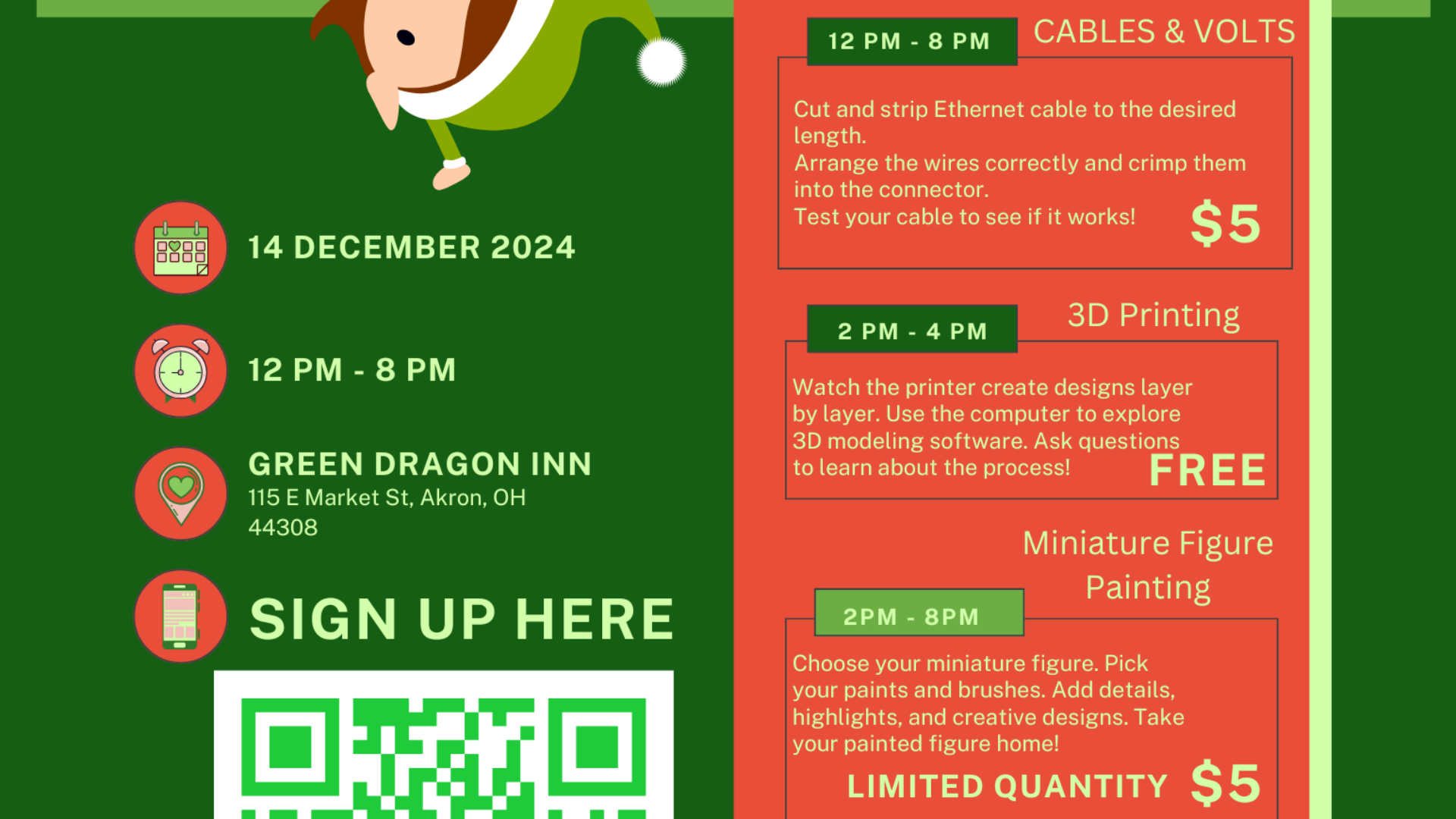 Copy of Elftronics Tech Workshop Flyer