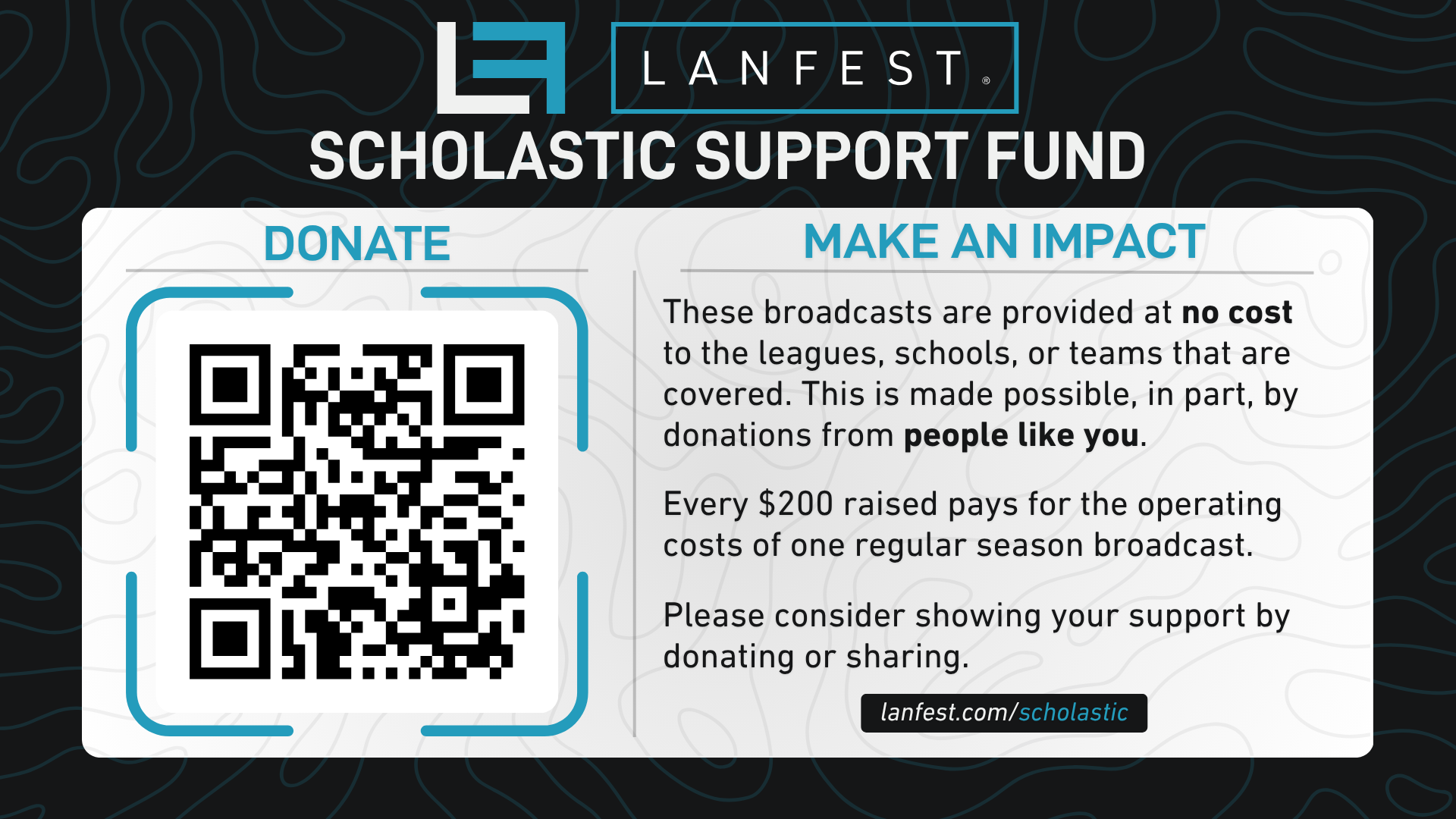 Scholastic Support Fund CTA
